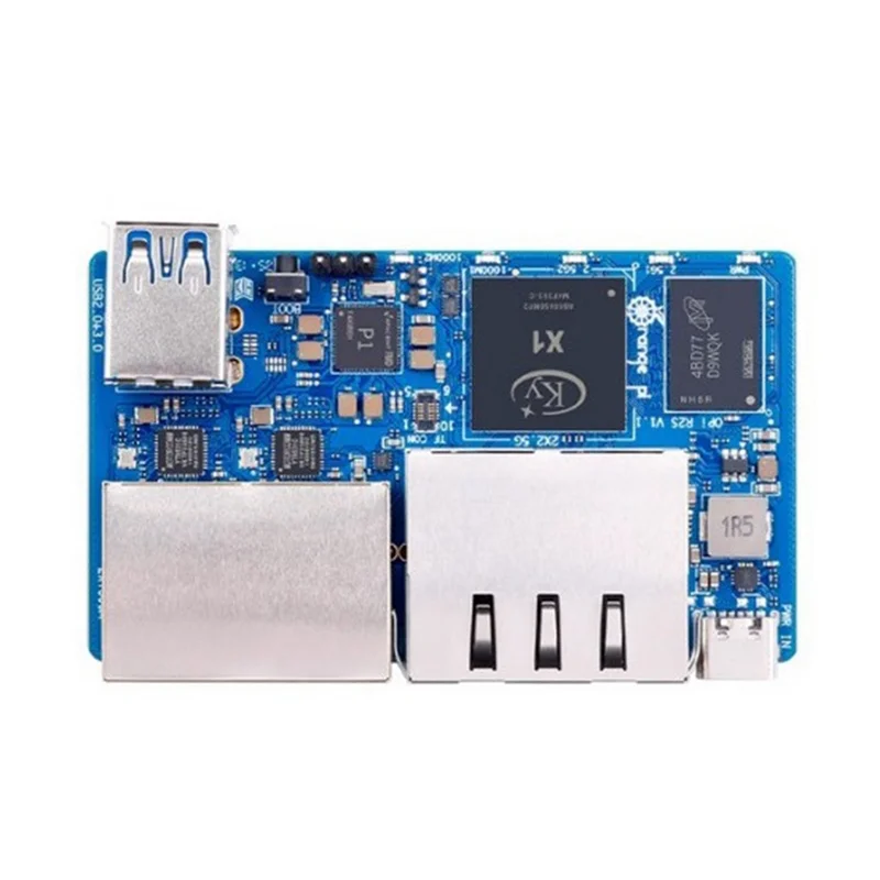 

Оптимальная плата для разработки Orange Pi R2S, 8 ГБ EMMC, 8-ядерный процессор RISC-V AI 2 TOPS, поддержка порта 2 LAN, Openwrt Ubuntu