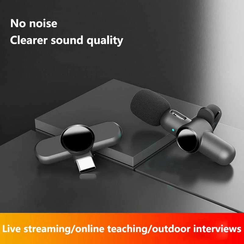 ميكروفون Xiaomi Professional اللاسلكي Lavalier المحمول لتسجيل فيديو الألعاب المباشرة وميكروفون مدونة الفيديو لأجهزة iPhone iPad والكمبيوتر المحمول Android #4