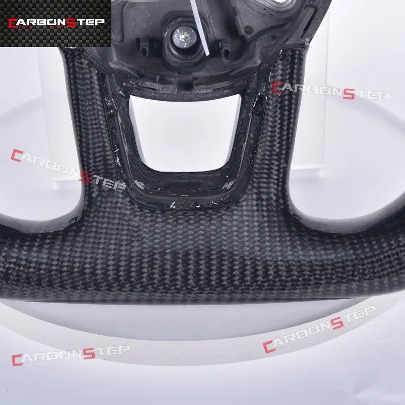 LED Carbon Fiber Steering Wheel for Audi R8 C7 A5 B8 RS3 S3 A7 A4 B9 RS6 RS7 S4 A3 A6 - view 3