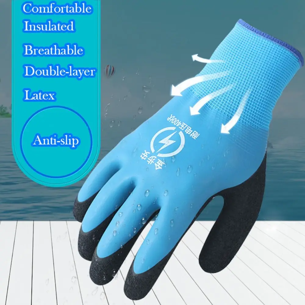 Guantes aislantes para electricista de alta elasticidad, protectores de seguridad para pantalla táctil, guantes protectores para electricista, antielectricidad