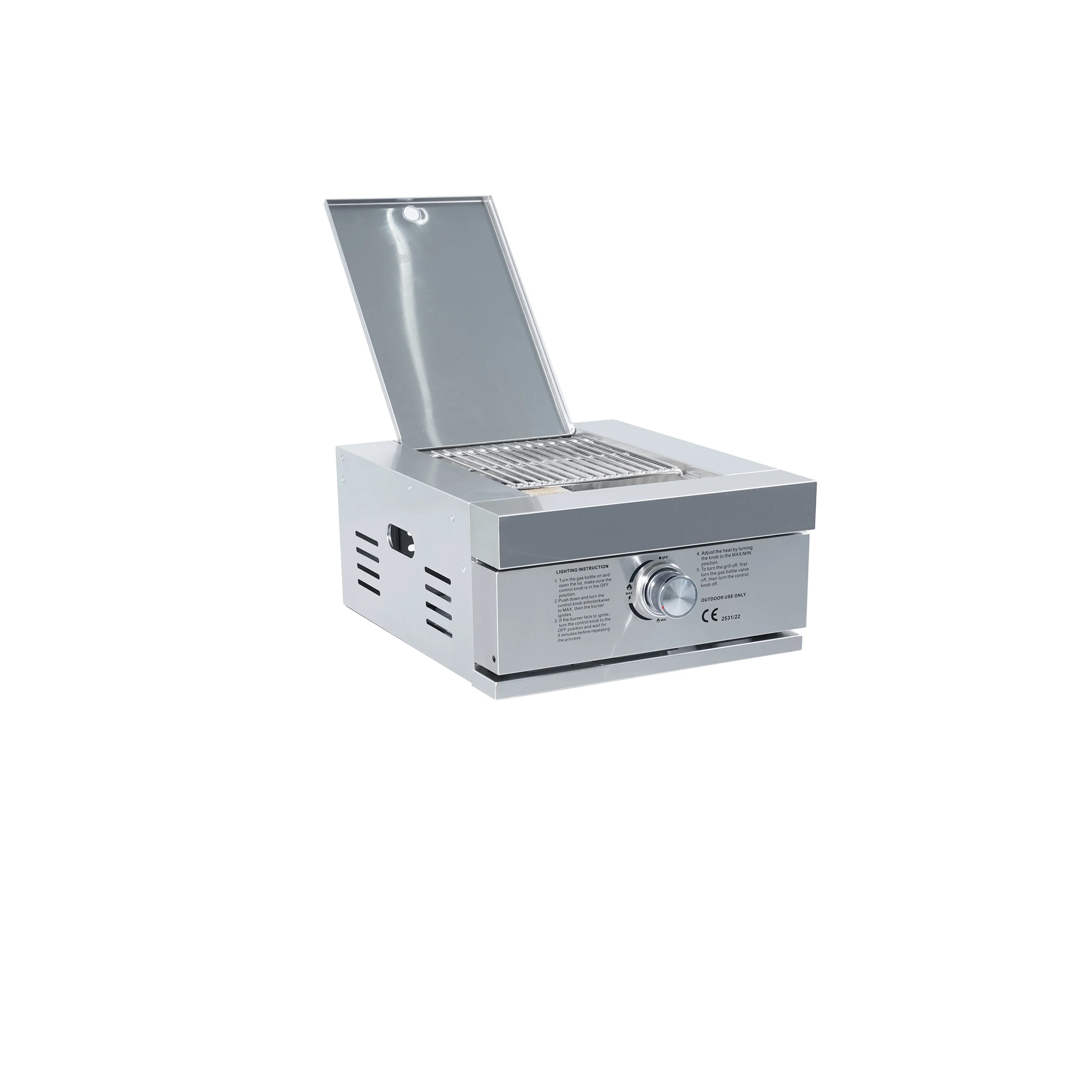 Direct From Factory Premium 304 Stainless Steel Smokeless Charcoal BBQ Grill Stand Modern Design Works On Propane