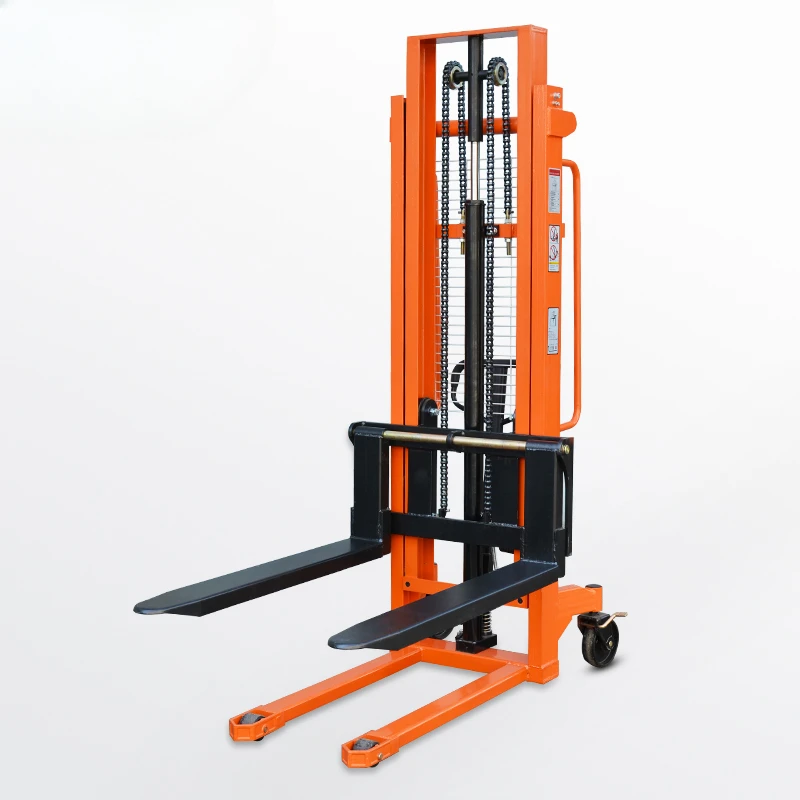 1 ton 2 meters meters double gantry manual hydraulic stacking  human hydraulic loading and unloading truck lift