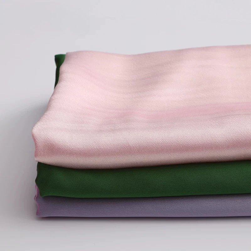 

1Meter Triacetate Fabric Satin High-end Cheongsam Dress Pajamas Clothing Custom Silk Fabric