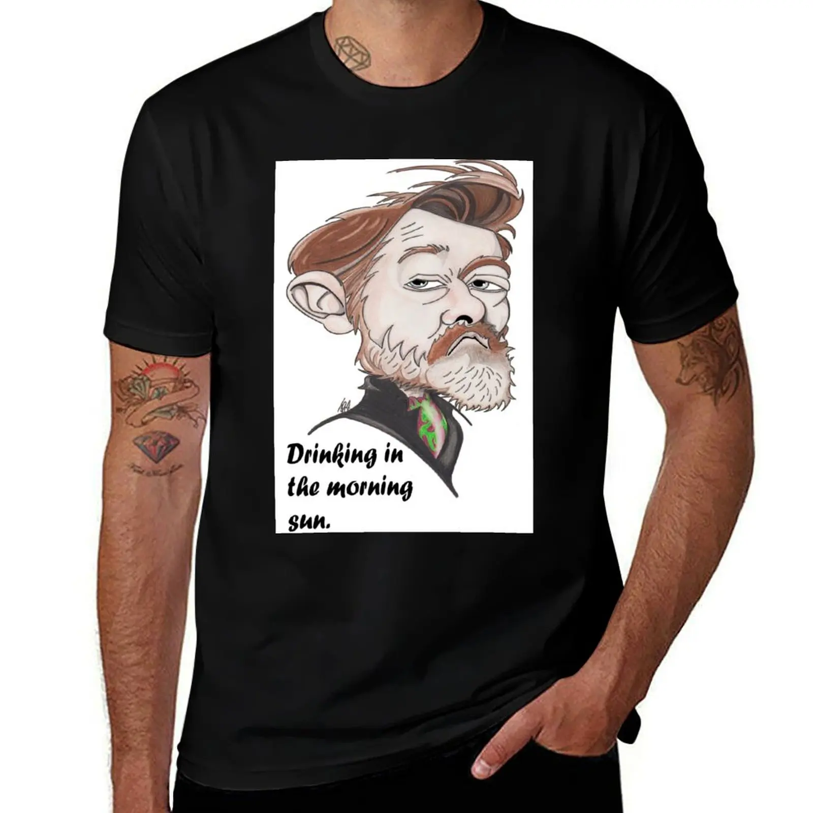 Guy Garvey caricature T-Shirt cute tops cute clothes tee shirts for men