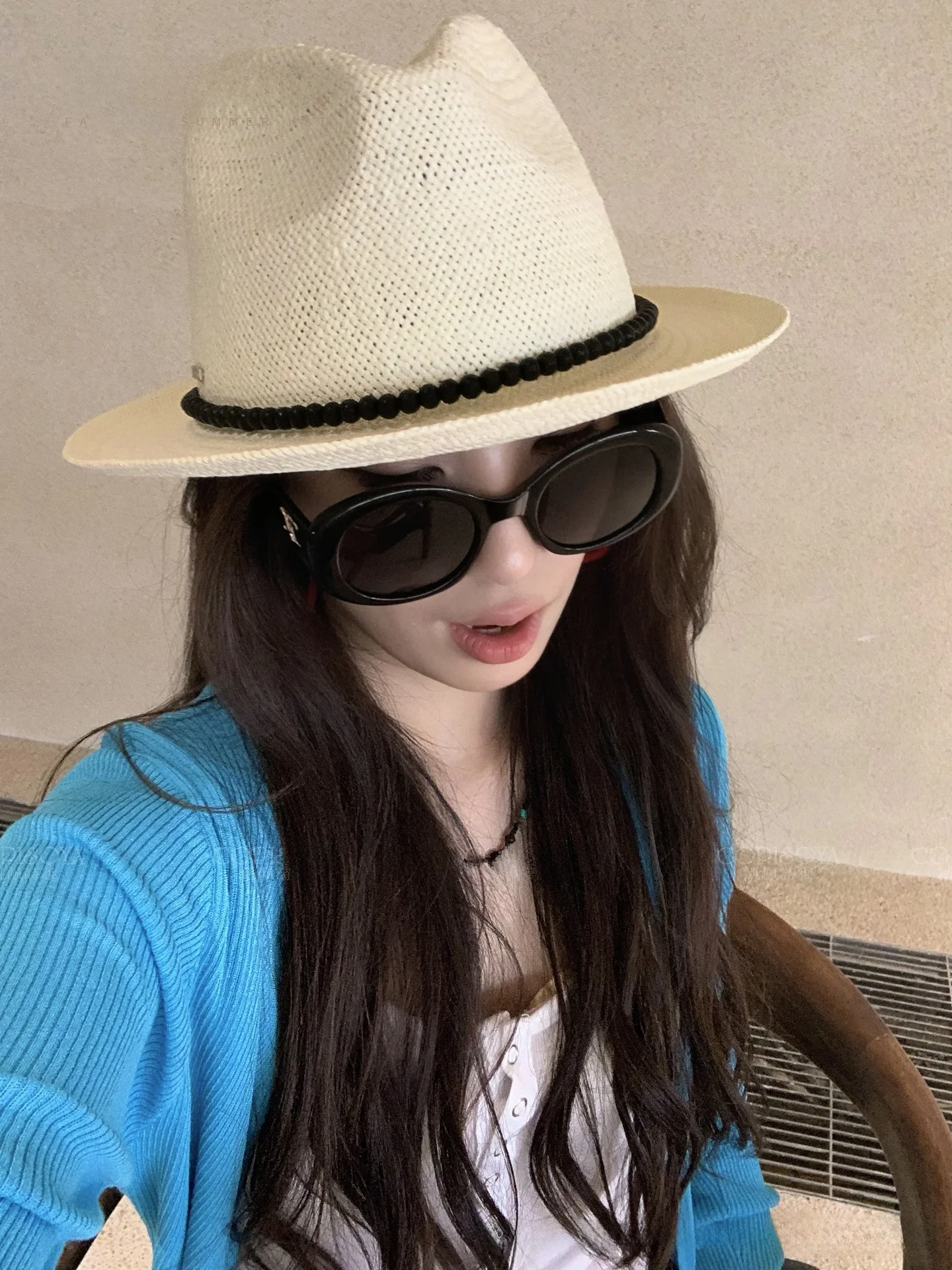 casual-beach-vacation-honeymoon-panama-straw-hat-breathable-adjustable-summer-cap-women's-wide-brim-hat-copisoya-xm301