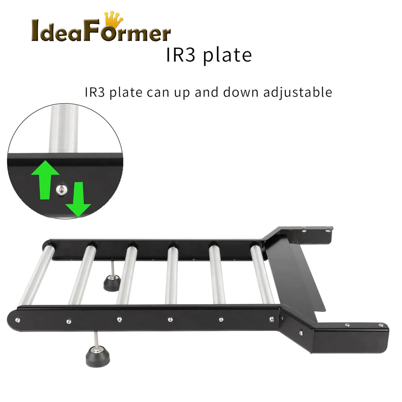 Metal Extension Bracket For IR3 V2 V1 Conveyor Belt 3D Printer Extended Roller 3D Printer Parts Ship from Overseas Warehouse