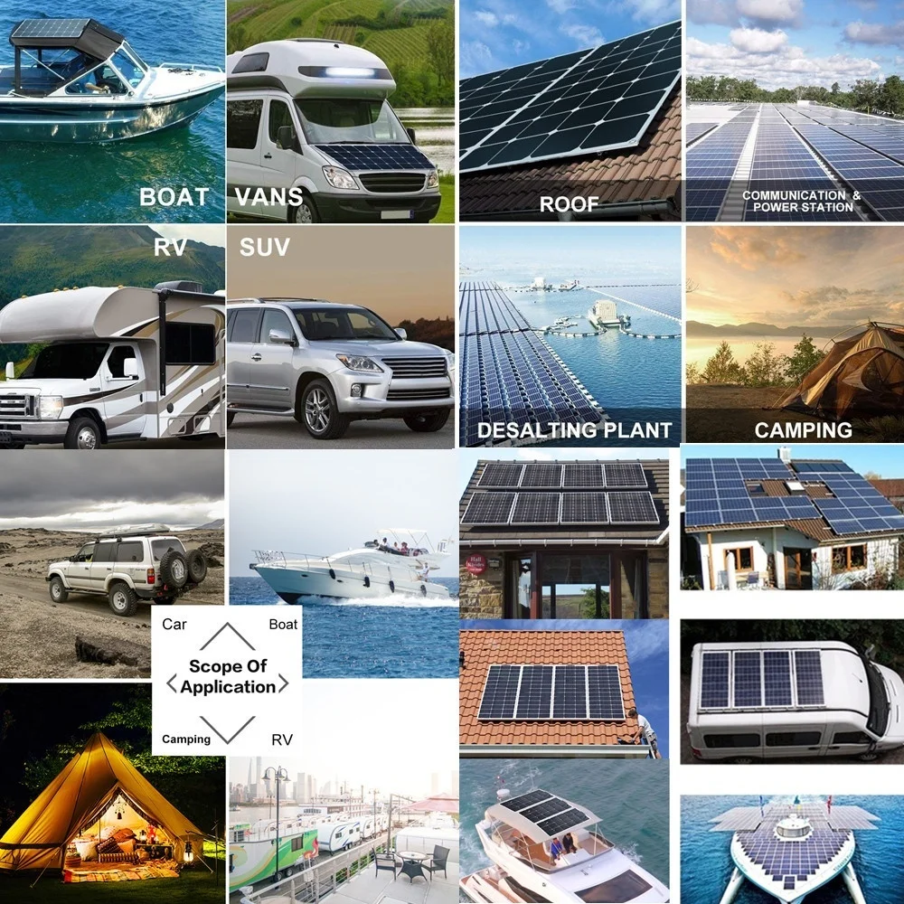 2000W Solar System Kit For Household Yachts RVs Cabins  battery Chargers With Batteries Quick shipment From Polish War