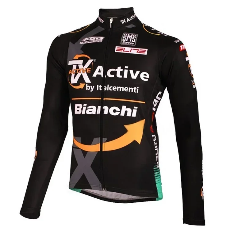 2024 Autumn Long Sleeve Cycling Jerseys Bike Clothes Racing Maillot Ciclismo Men\'s Breathable Bicycle Clothing