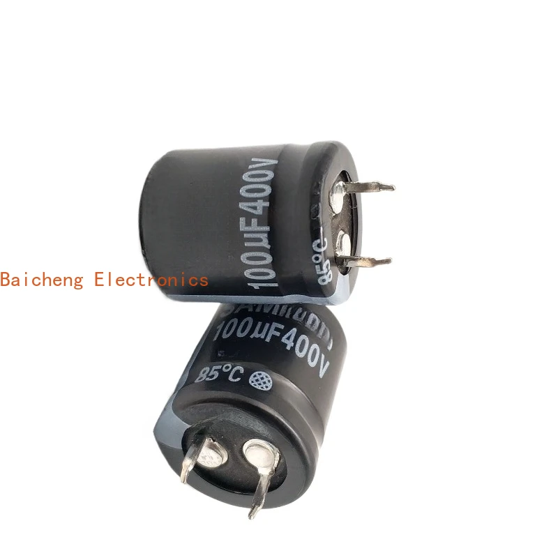 10 Uds 400V100UF condensador electrolítico 22x25 85 grados de aluminio