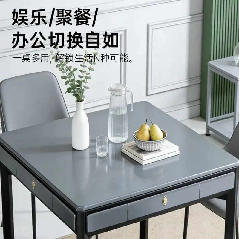 DSA ultra-quiet rotor coaster free push card dining table dual-purpose automatic mahjong machine