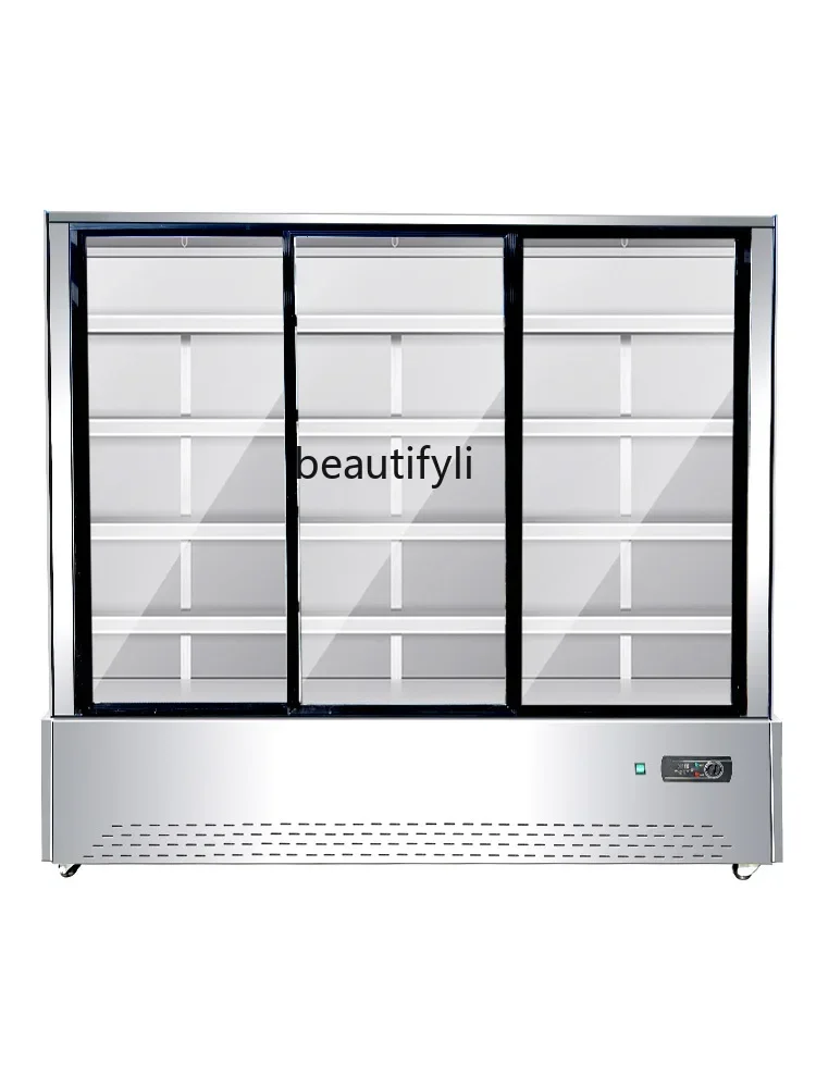 

Z189 YC56 Direct cooling, display cabinet, commercial refrigerator, barbecue fruit glass display cabinet