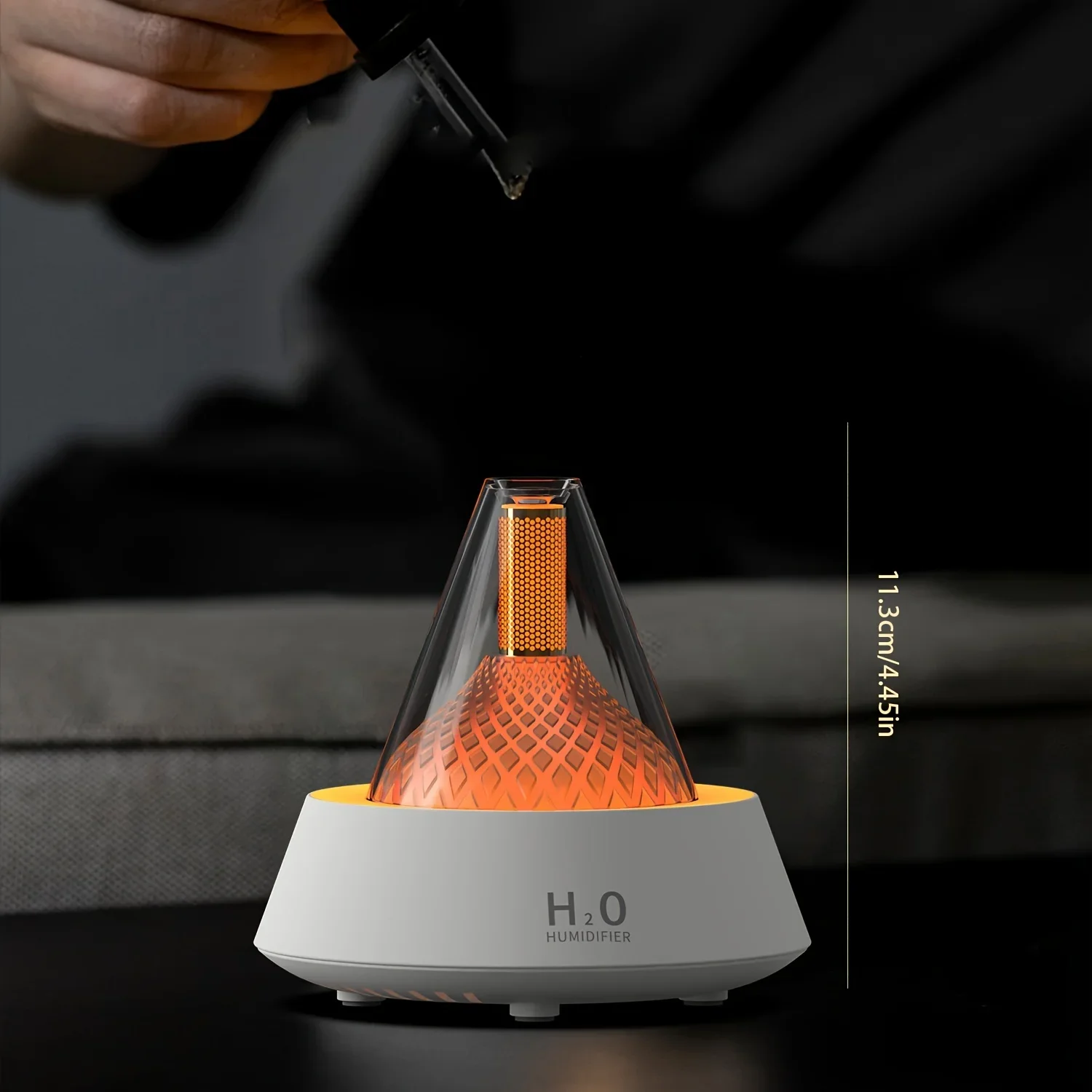 Humidificador Volcánico de Esc - Lava Lamp Desktop reseña y precio