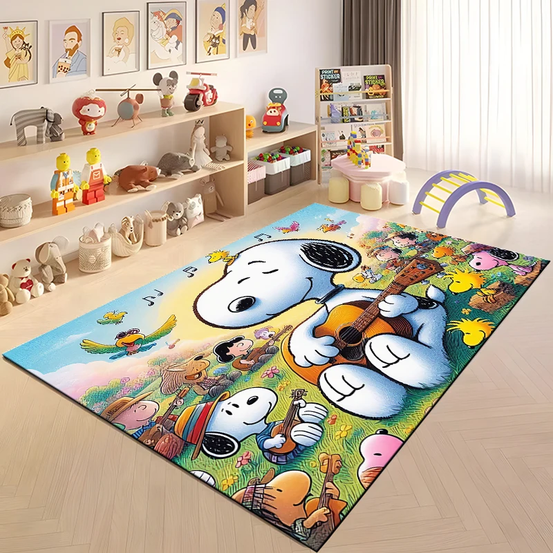 

Cartoon Snoopy Disney Stitch Printed Carpet Fashion Motorcycle Mat Non-slip Carpet Rug Outdoor Carpet Play Mat Baby BirthdayGift