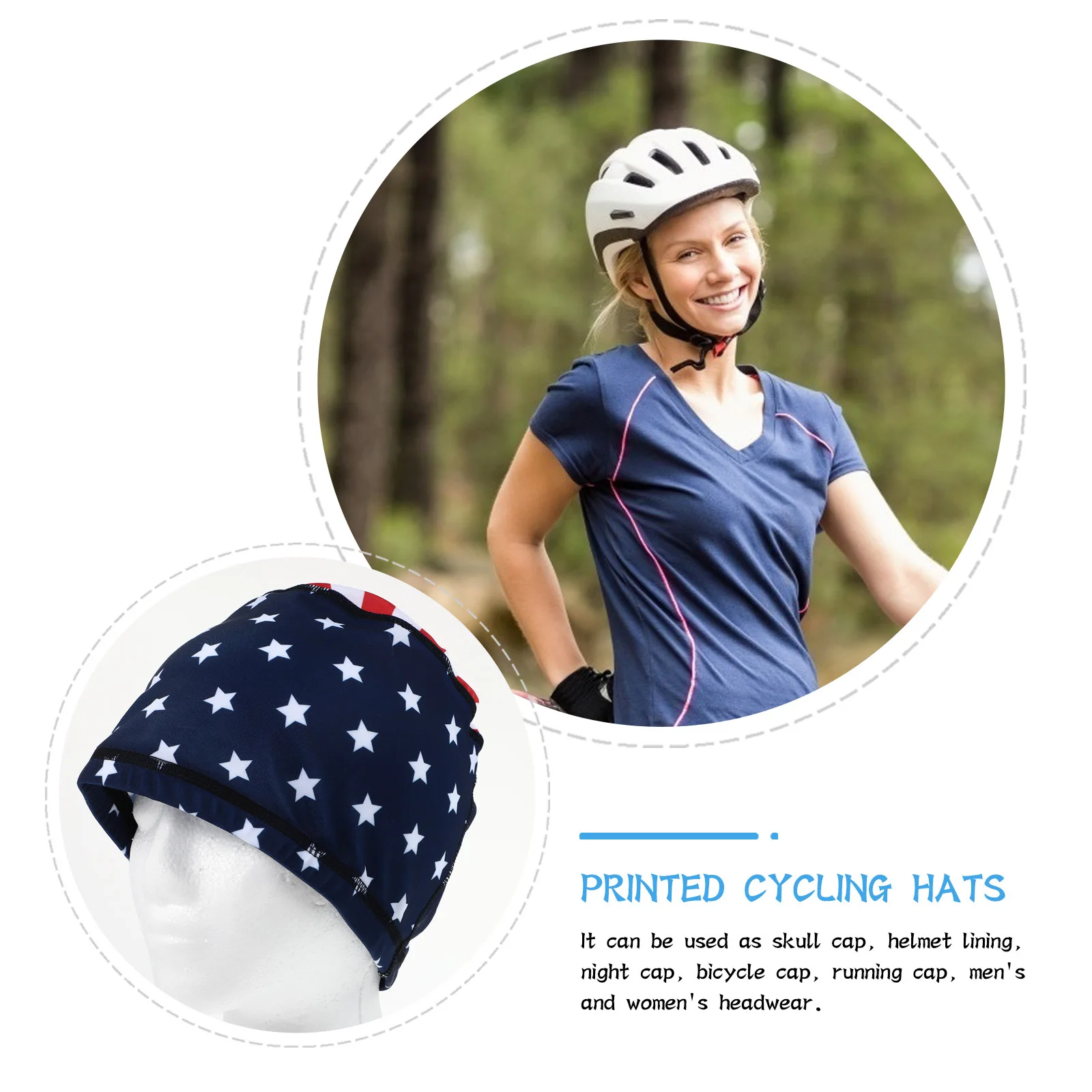 

Cycling Cap Cycling Headwear Personalized Hat Summer Outdoor Cap Hearwrap Sports Skull