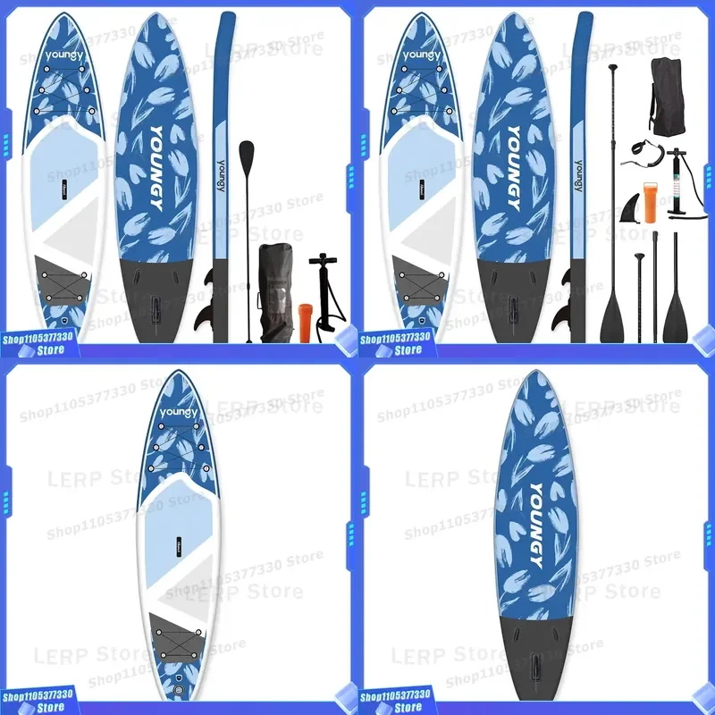 High Quality Custom Paddle Board Inflatable sup Boards Surfing Stand up Surfboard Isup Kayak with Carbon Fiber Paddlr