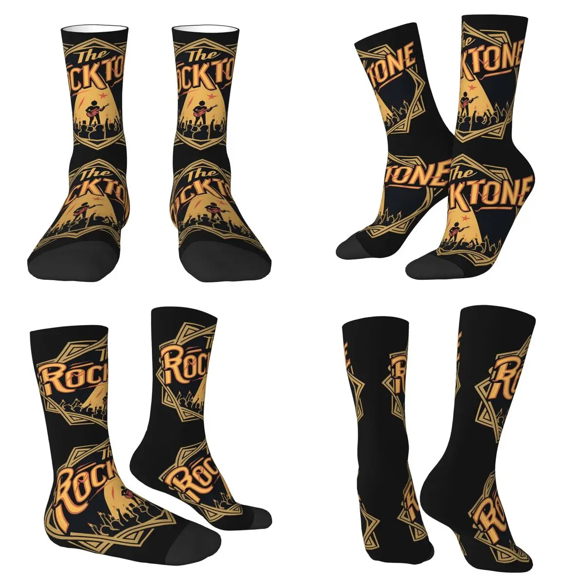 

Винтажные рок-концертные носки в стиле Харадзюку, впитывающие пот чулки, всесезонные длинные носки, аксессуары для мужчин и женщин