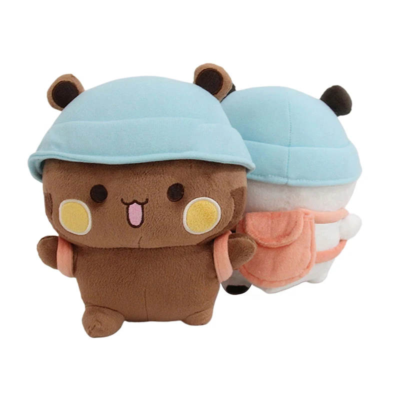 ตุ๊กตาแสดงสีหน้ารวมน่ารักตุ๊กตาหนานุ่มตุ๊กตาหมีแพนด้าหมี plushie ตุ๊กตานุ่มยัดไส้สัตว์ตกแต่งของเล่นของขวัญสำหรับเด็ก