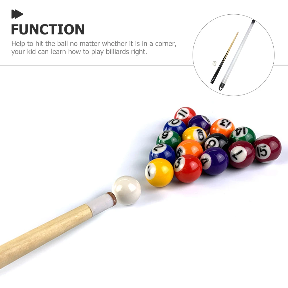 

Kids Pool Cue 50cm Wood Short Billiard Stick Children Sticks Pool Cues Table Practical Gift Lovers Indoor Lighting