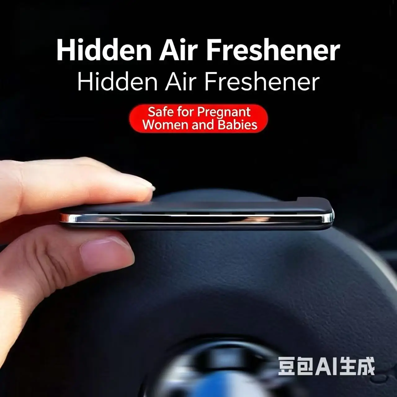 Invisible Car Air Freshener Long-Lasting Scent Diffuser,Universal for Most Car Vents Includes 12 Cologne Fragrance Refill Sticks