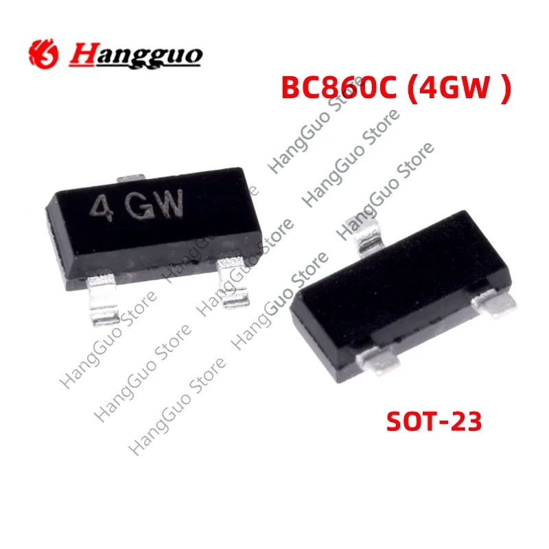 

100Pcs/Lot Original BC850C 2G BC860C 4G SOT-23 Bipolar transistor