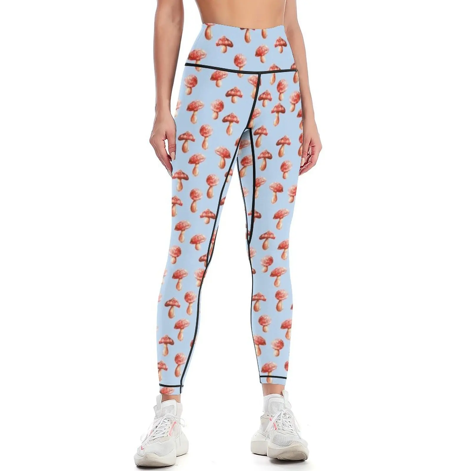 Fly Agaric (Amanita muscaria) Pattern Leggings gym's sportswear Sportswear woman gym Women's trousers Womens Leggings