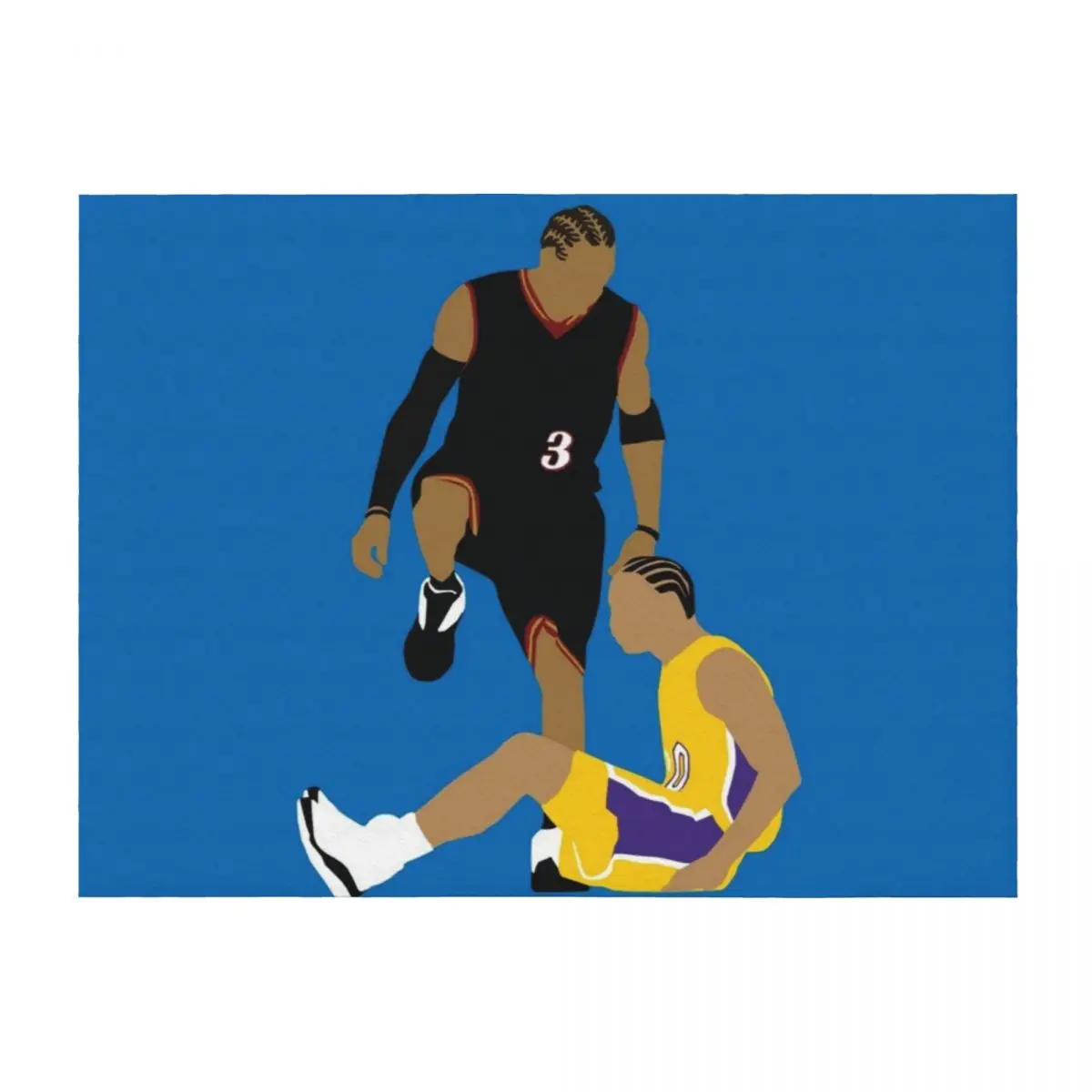 

Allen Iverson Stepover Throw Blanket Soft Beds Baby warm winter Flannel Fabric Blankets