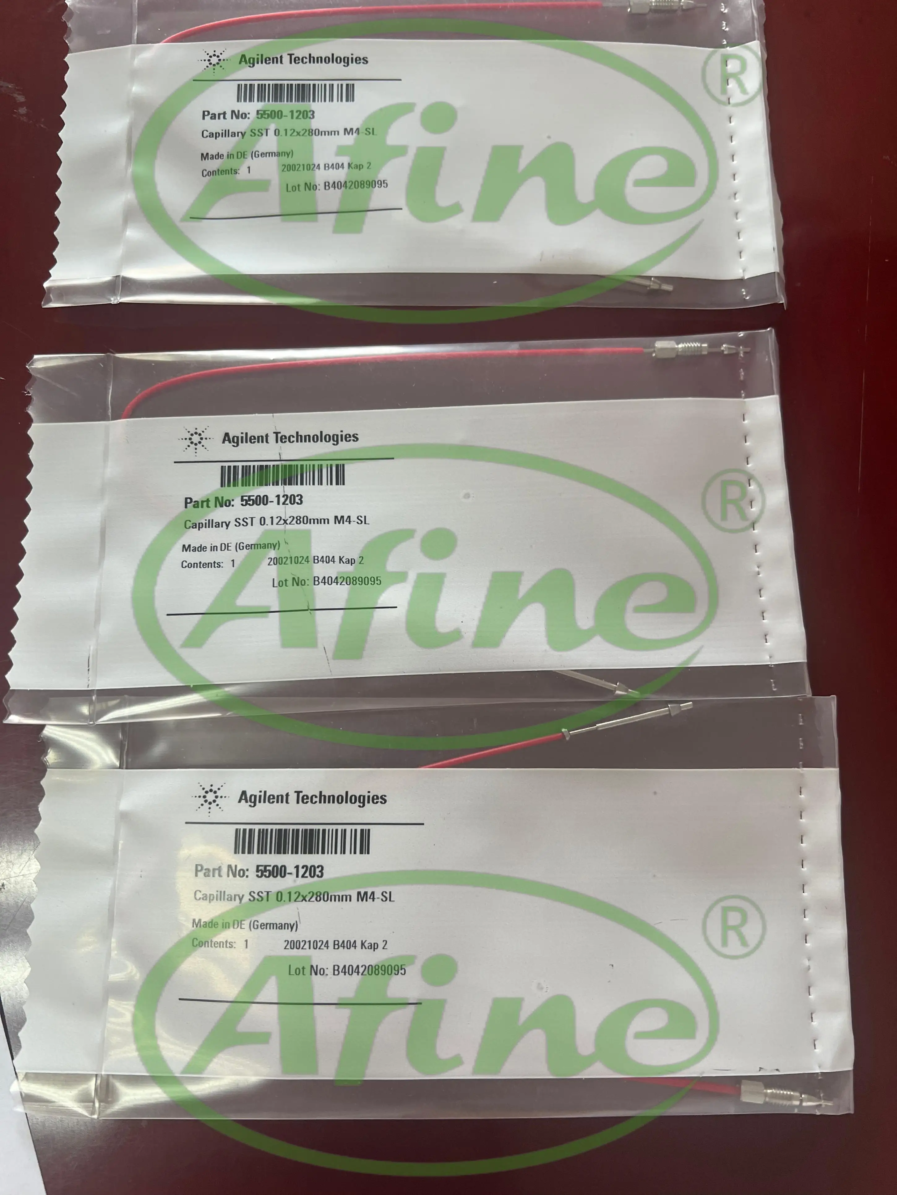 

AFINE Agilent Capillary Stainless Steel, 0.12 x 280 mm, SL/M4, ps/ps 5500-1203