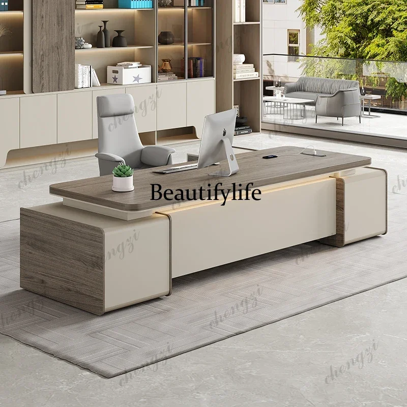 A73Work Organizer Computer Desks Reception Art High Quality Escritorio Computer Desks Modern Combination Escritorio Desk Furnitu