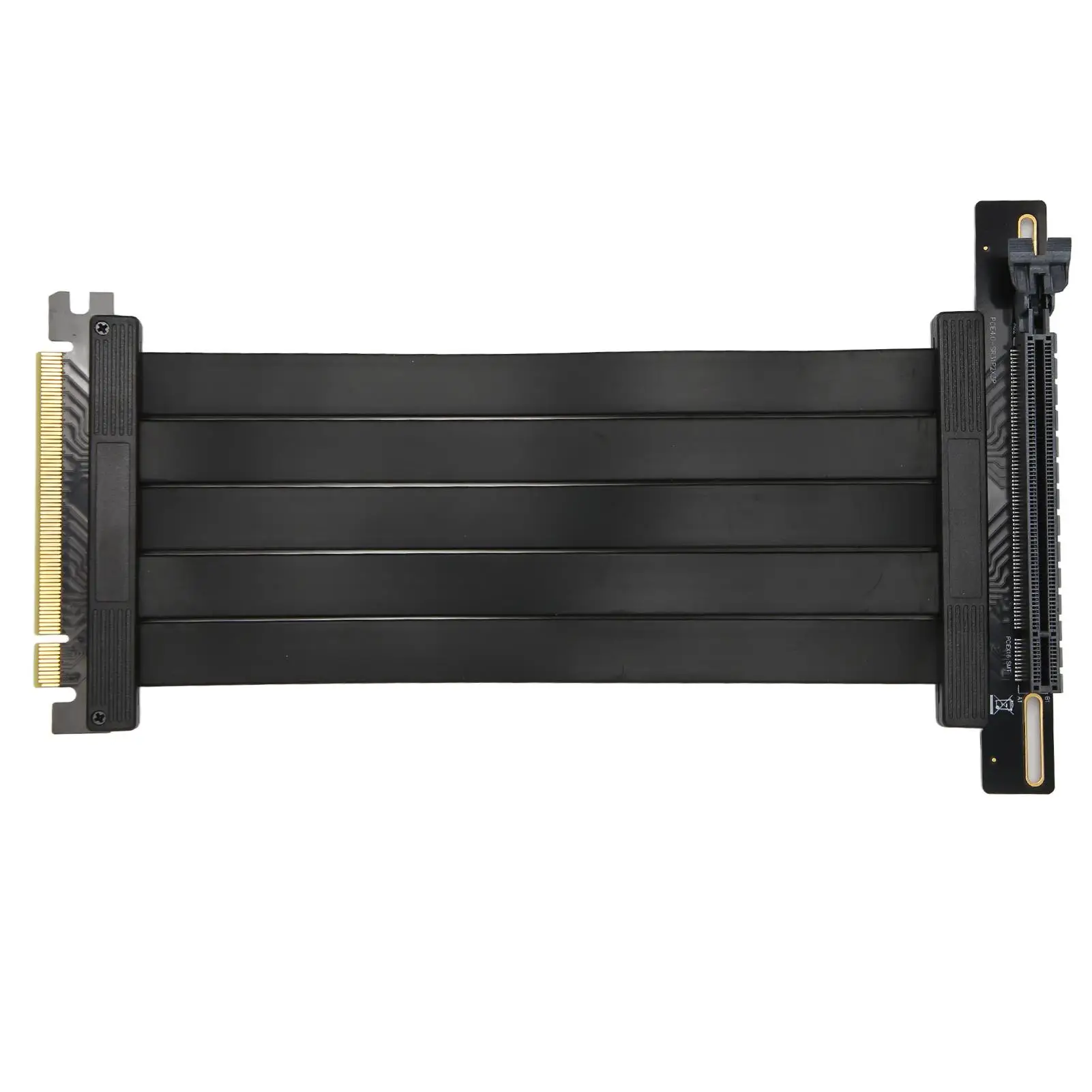 

PCIe Riser Cable 16Gbps Bandwidth 90 Degree Connector PCIe 4.0 Adapter Cable 30AWG Tinned Copper Wire for Graphics Card