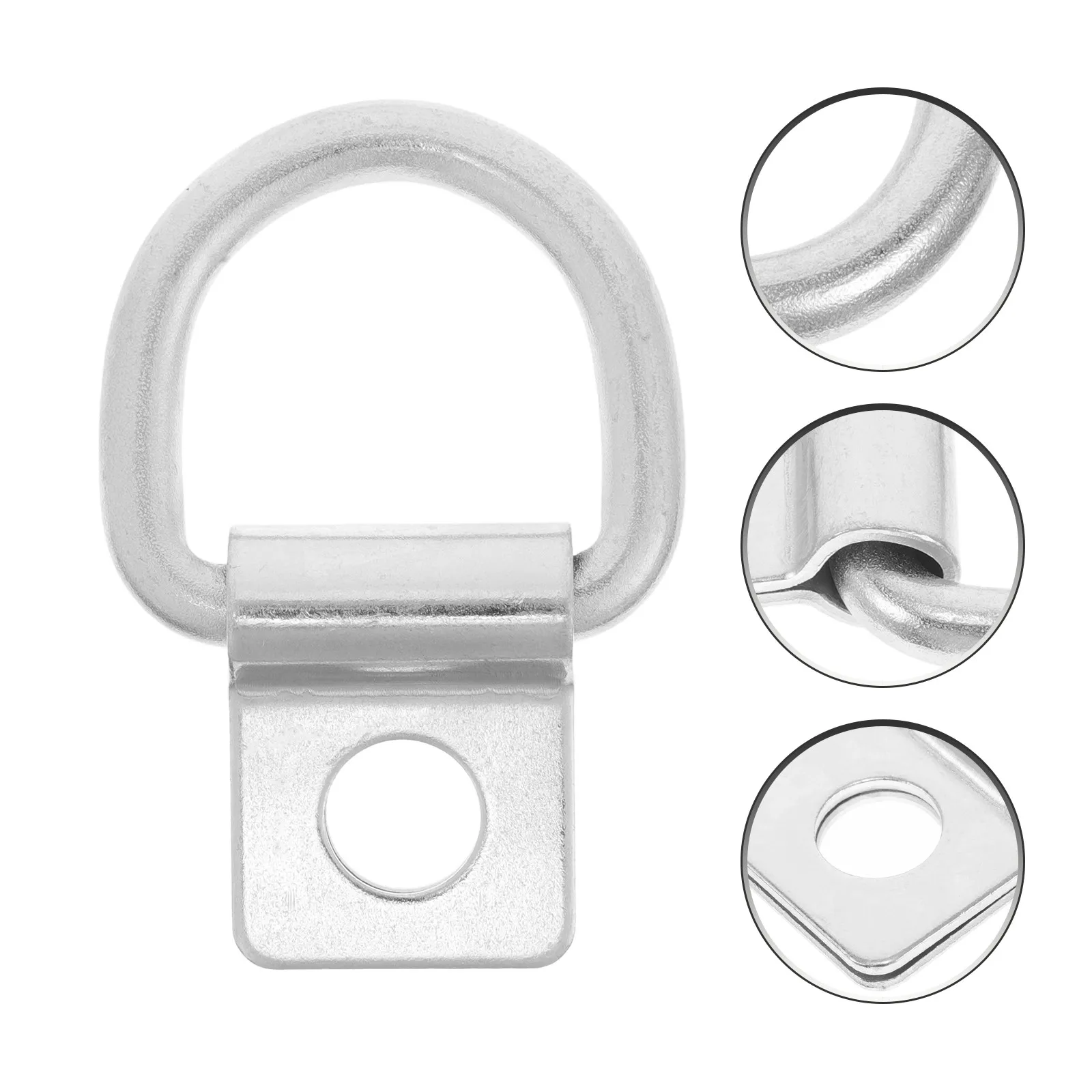 

Truck Trailer D-Ring Tie Down Anchor Heavy Duty Weldable Deck Mount for Cargo Securing Vehicle Tie Downs Atv Winch Hook Recessed