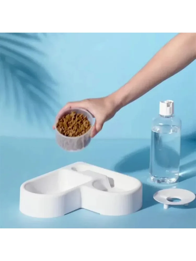 Automatic Pet Drinking & Feeding Bowl – Dual-Use Moisture-Proof 2