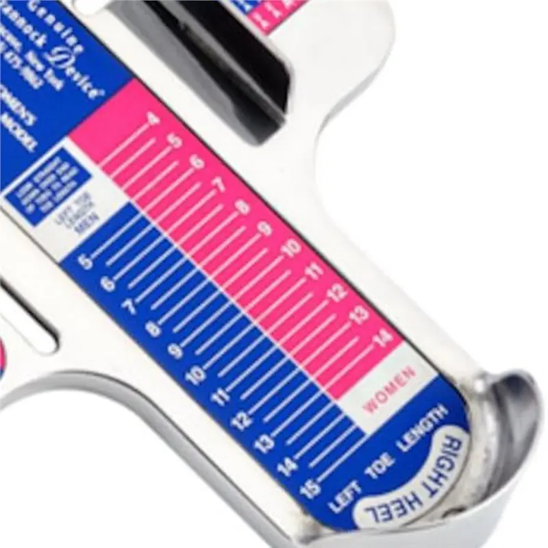 A02F-Foot Measuring Tool, Adult Foot Ruler, Combination Measuring Device, Professional Foot Sizer