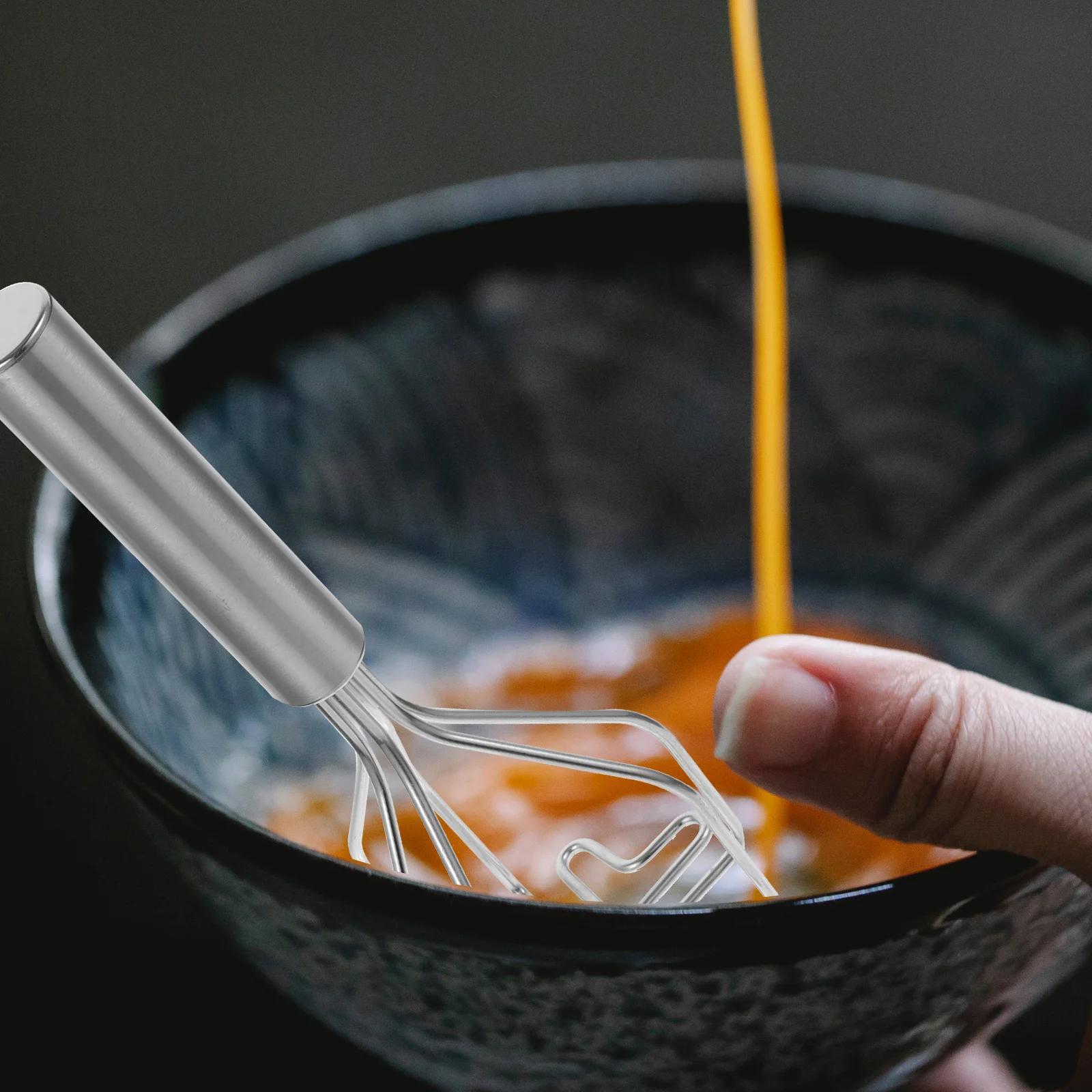 

Stainless Steel Potato Masher Long Handle Comfortable Grip Manual Vegetable Masher Kitchen Tool for Pumpkin Sweet Potato Beans