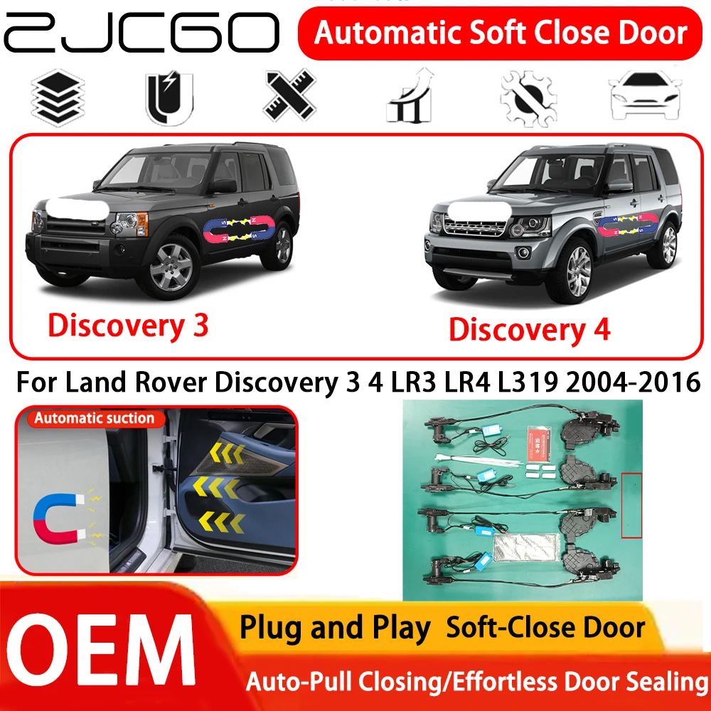 

for Land Rover Discovery 3 4 LR3 LR4 L319 2004-2016 Plug and Play Automatic Electric Soft Close Door Comfort Closing System