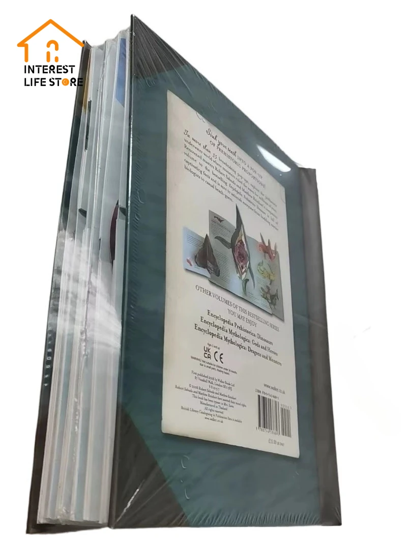 New Hot Interesting 3D Encyclopedia Prehistorica Ocean Children Birthday Gifts for Birthday Guests Party Supplies Boy Study Book