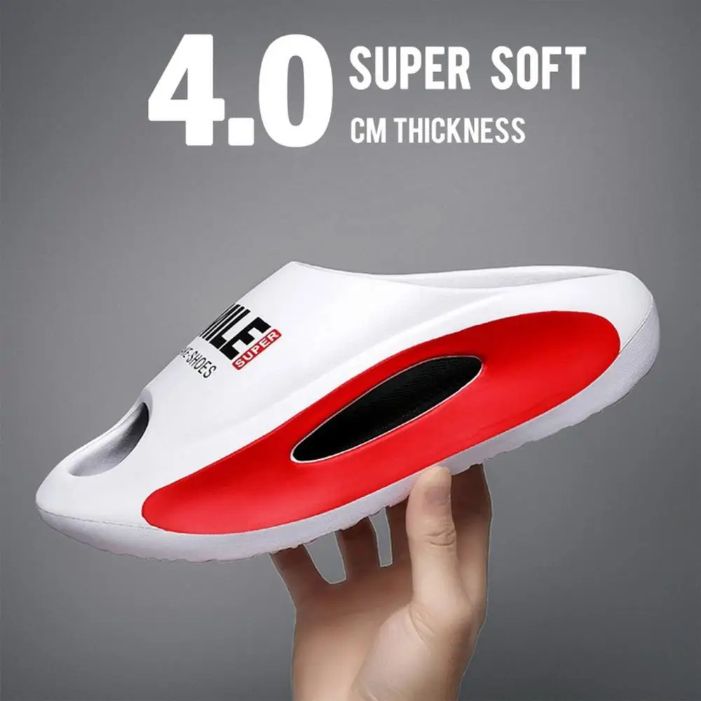 Men Sneaker Slippers Women Summer Thick Bottom Platform Slides Soft EVA Hollow Slippers Sports Sandals Casual Beach Shoes Unisex