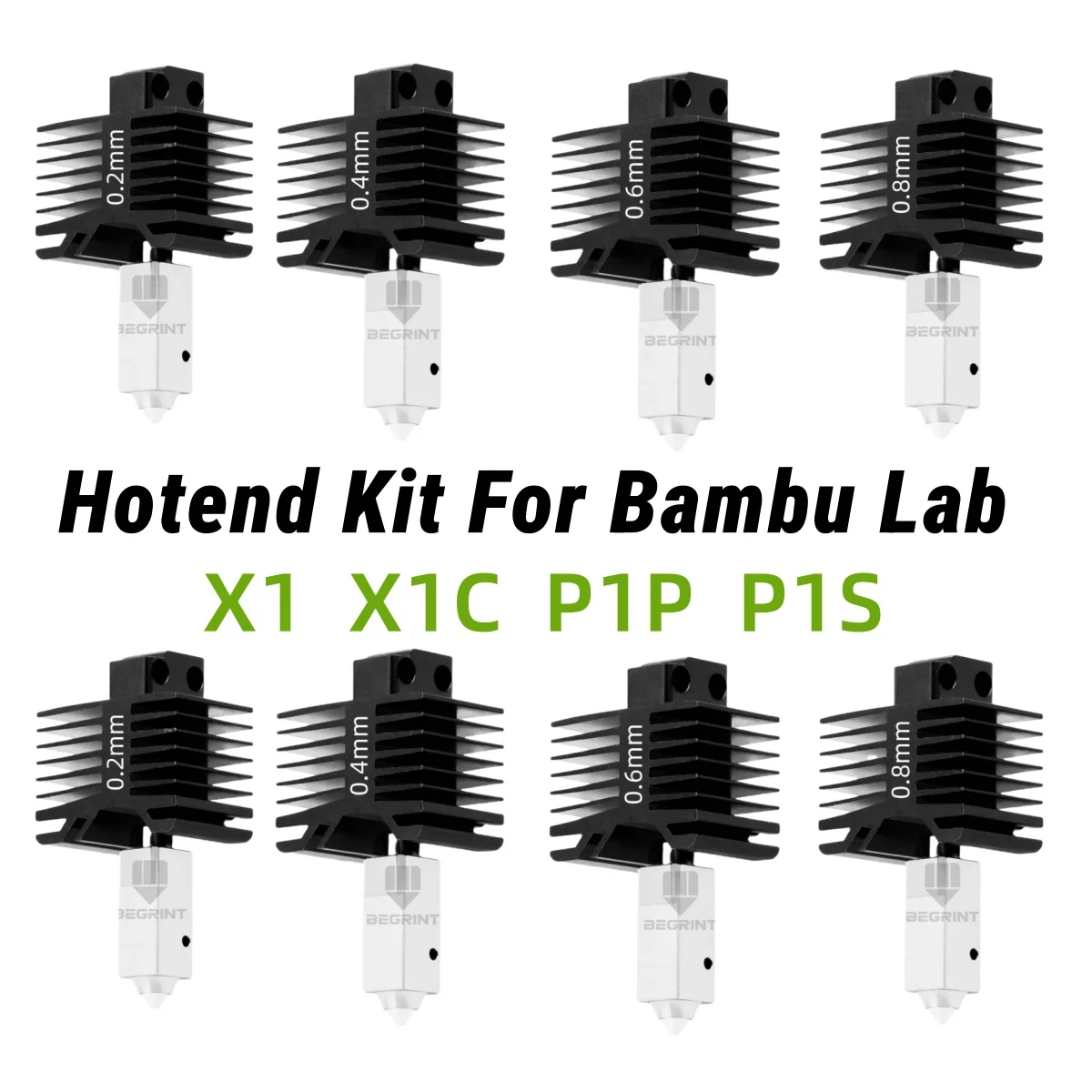 Bambu Lab X1 P1용 새 핫엔드 키트, 서미스터 세라믹 히터가 있는 핫엔드 프린트 헤드, Bambu Lab X1C P1P P1S 3D 프린터 핫엔드