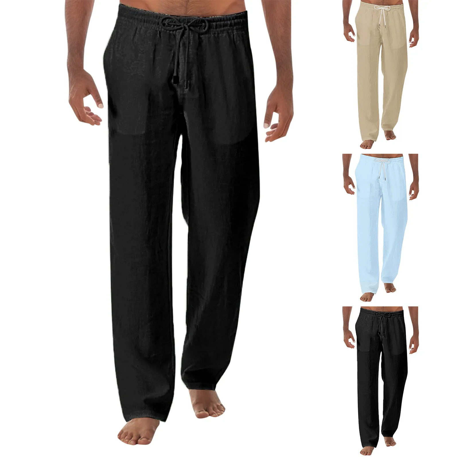 

Men's joggers pants Casual sweatpants Casual Solid Color Baggy Trousers Belly Dance Yoga Harem Pants Slacks Loose style