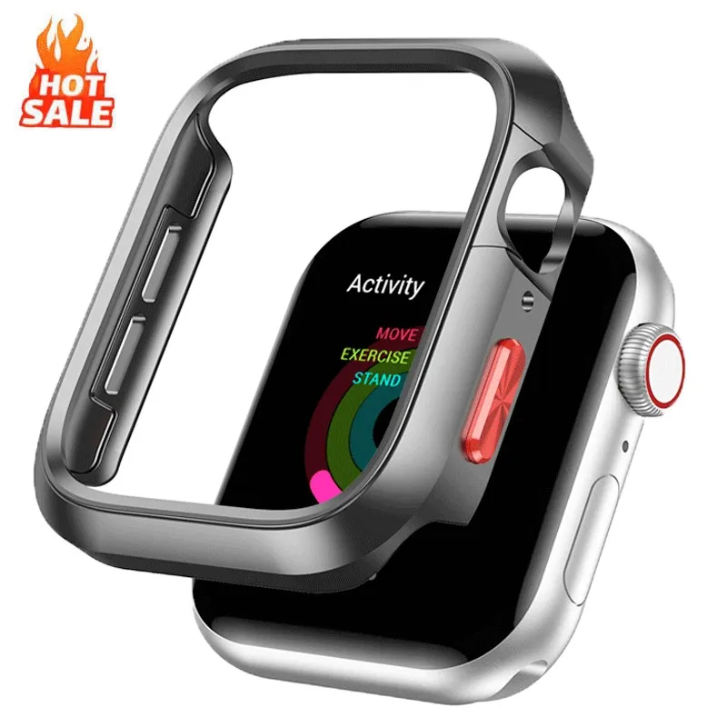 الصلب PC واقية الإطار الوفير غطاء لساعة أبل 42 مللي متر 44 مللي متر 45 مللي متر 46 مللي متر 49 مللي متر Iwatch Series11 10 9 8 7 6 5 4 3 2 1SE الترا