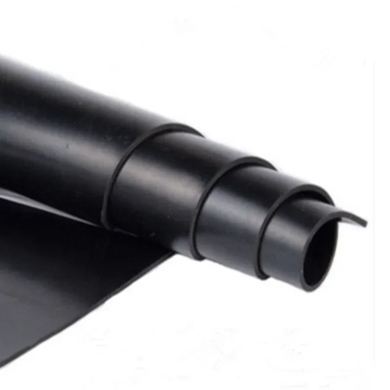 Custom NBR Nitrile Rubber Gasket Sheet - 500x500mm (1-4mm Thickness) | Acid, Oil & Alkali Resistant, Black (Industrial-Grade)