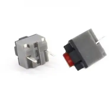 【50-10PCS】6*6*7.3  square silent micro switch Mute switch can replace a rectangle micro switch 6X6X7.3mm