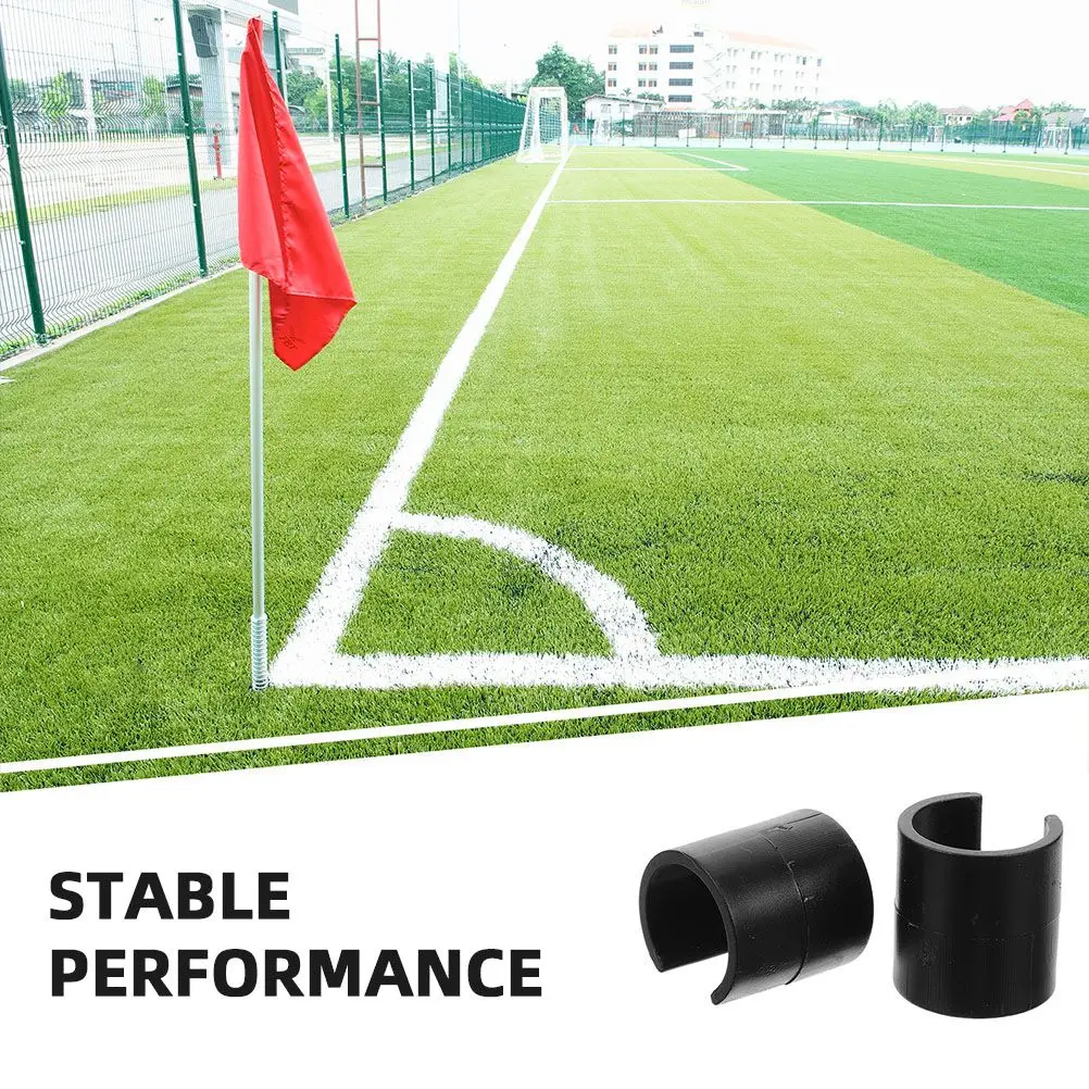 8 Pcs Flag Fixing Clips Windproof Garden Banner Clamps Plastic Yard Flag Holders Outdoor Display Lightweight Portable Easy