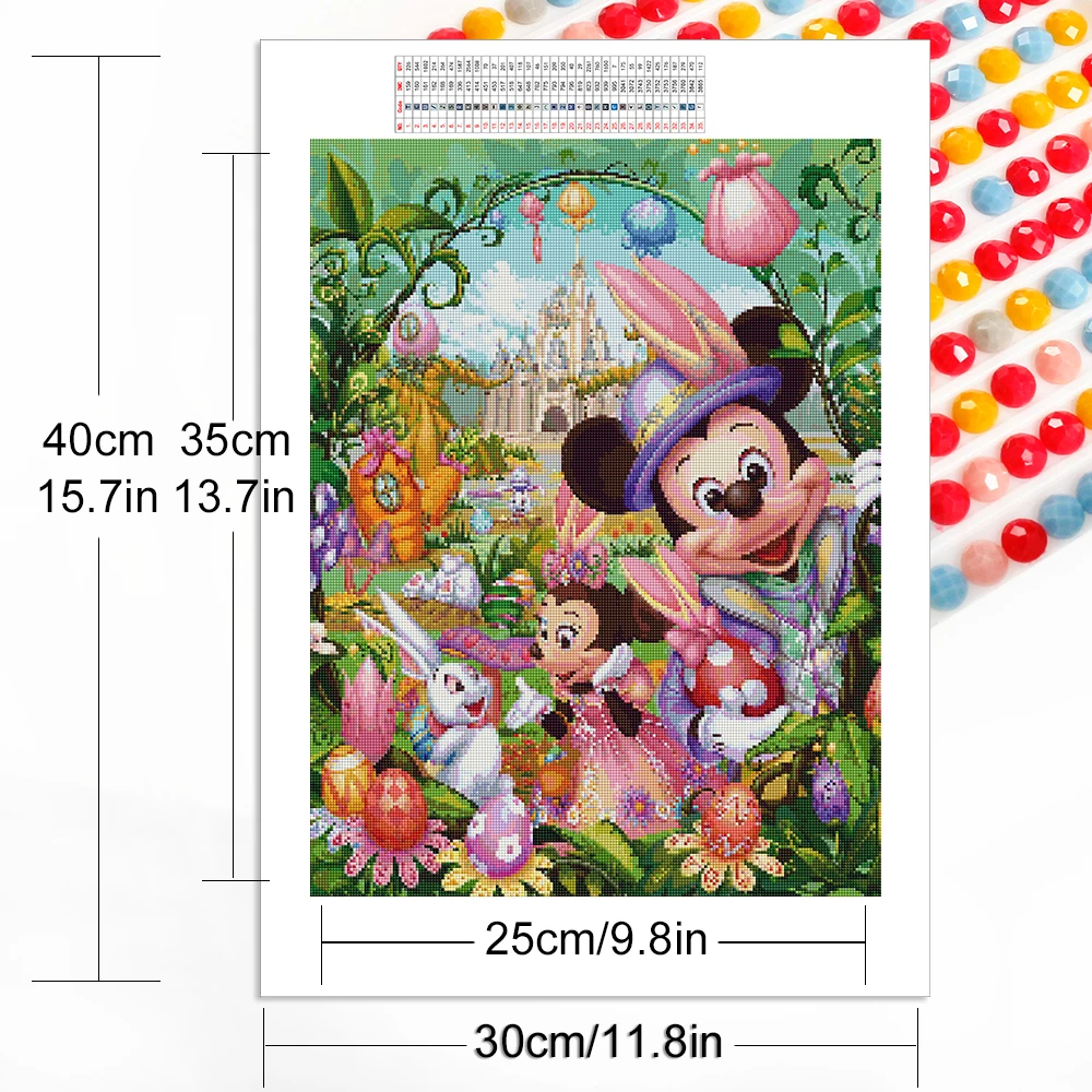 Haft diamentowy Disney Mickey Mouse obraz obraz ze strasu Minnie Mouse haft krzyżykowy mozaika New Arrival ręcznie robiony prezent