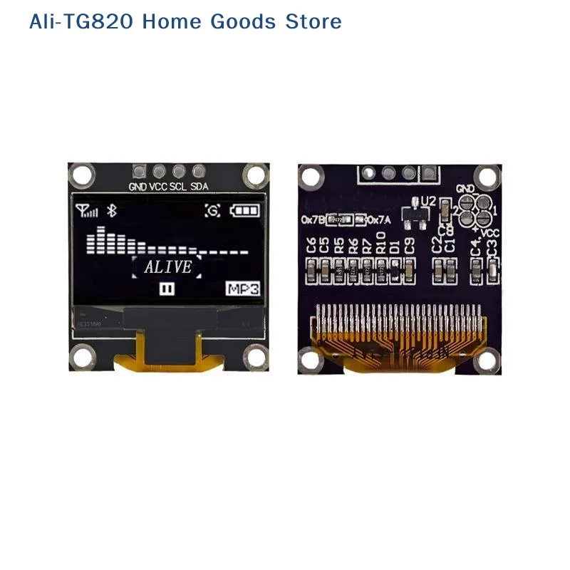 [TG820]0.96 Inch IIC Serial 4pin White/Blue/Yellow Blue/Yellow OLED Display Module 128X64 12864 LCD Screen Board For Oled