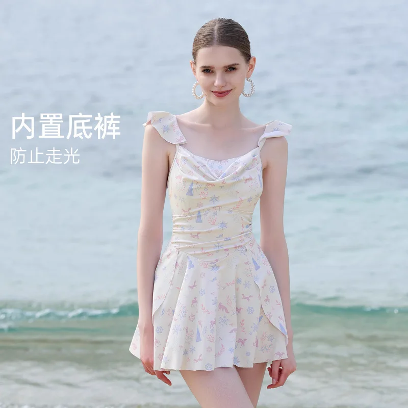 Disney damesbadpak 2025, buikbedekking, magere rok, eendelig badpak, Sea Resort Hot Spring-badpak