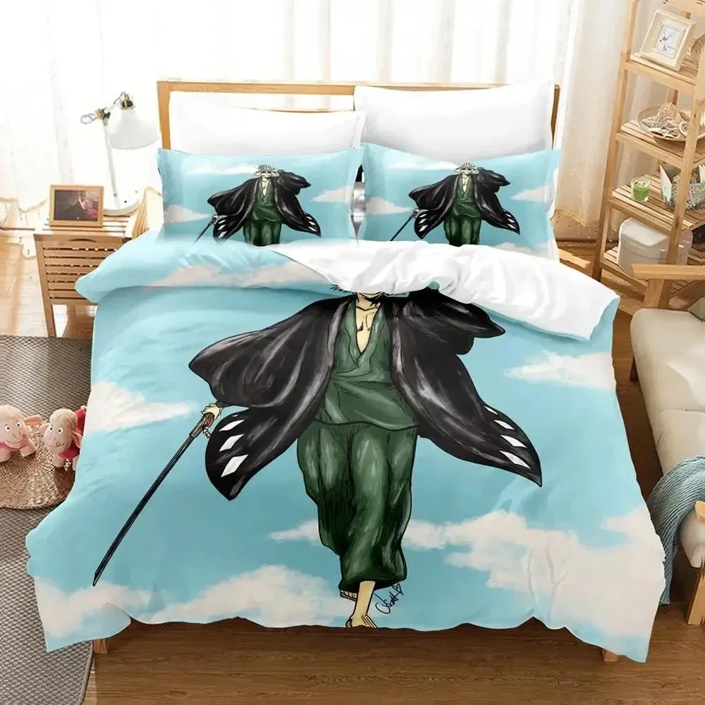 

3D Print Anime Bleach Urahara Kisuke Comfortable Duvet Cover Pillowcase Bedding Set Children Bedroom Decoration Home Textile
