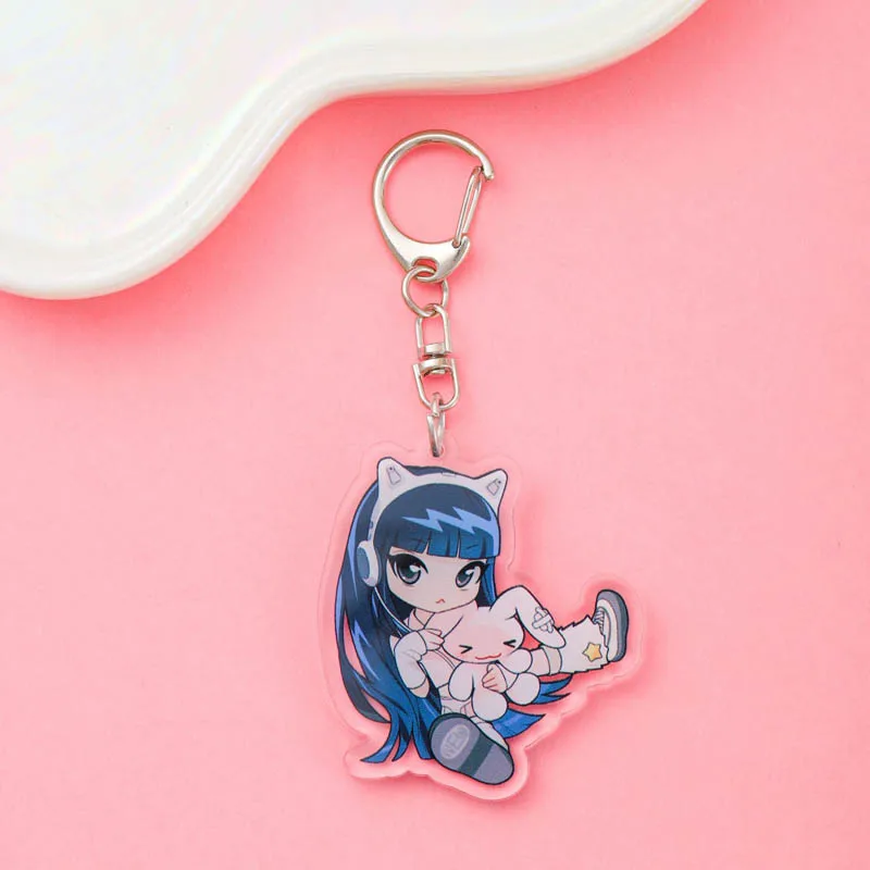 Powerpuff Girls Co-branded New Jeans Anime brelok akcesoria Cartoon Bag Pendant Cute Charm Keyring Friends Fans Gifts