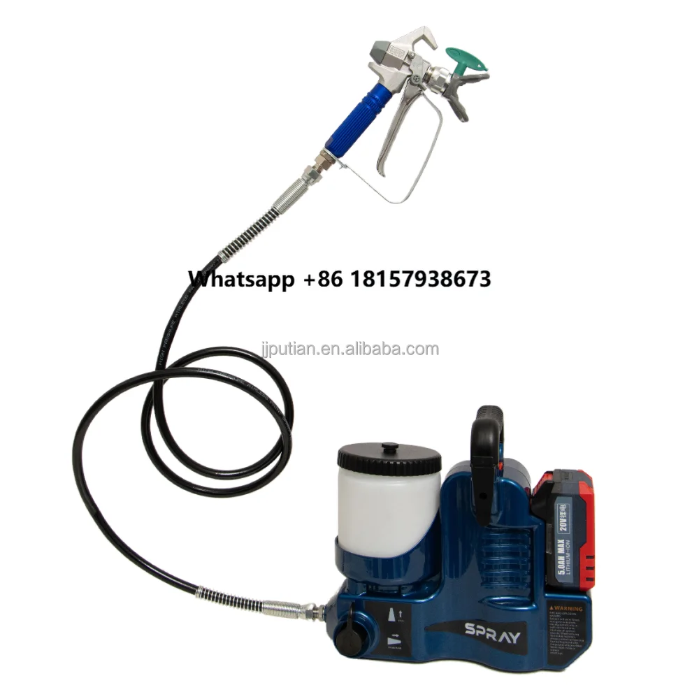 

Factory Sales GX19B Portable Li-Battery FastShot 21V Quick Shot Airless Paint Sprayer