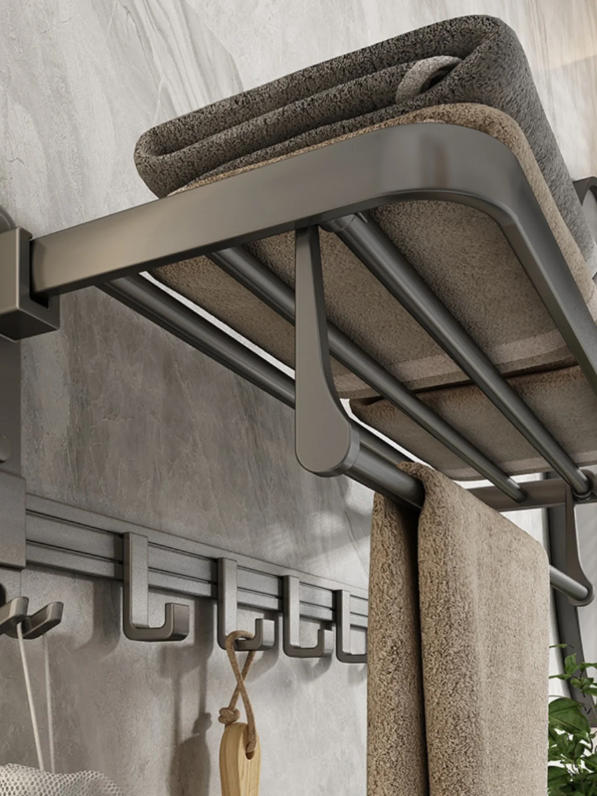 

Космическое алюминиевое полотенце Batoom Ra, настенный туалет, женский пистолет для хранения глаз, эльф, сверление не требуется, современный Sle