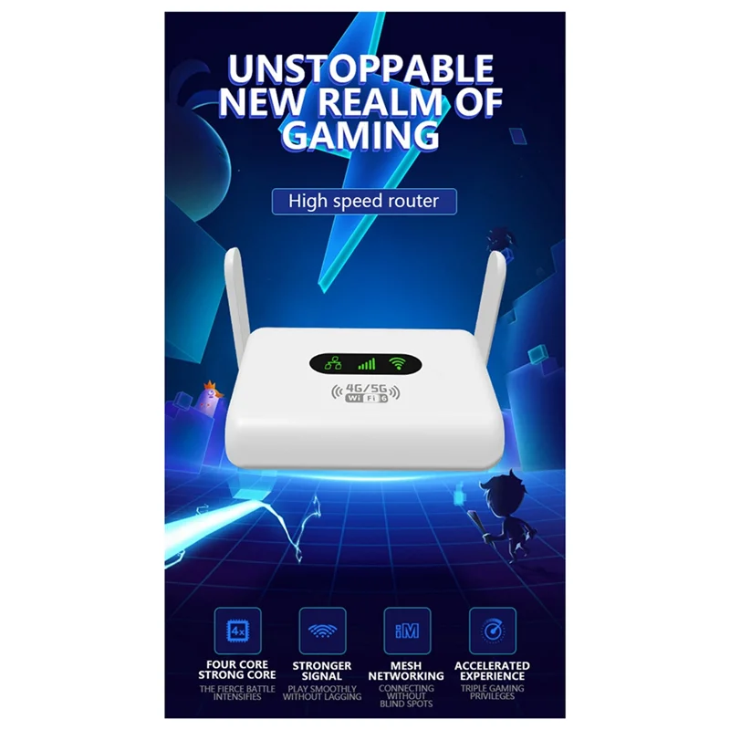 Nuovo Router Q30 4G WIFI6 LTE Router Mini Scheda Wireless CPE Router 2.4G Wifi Portatile Hotspot Mobile EU PLUG-AU47